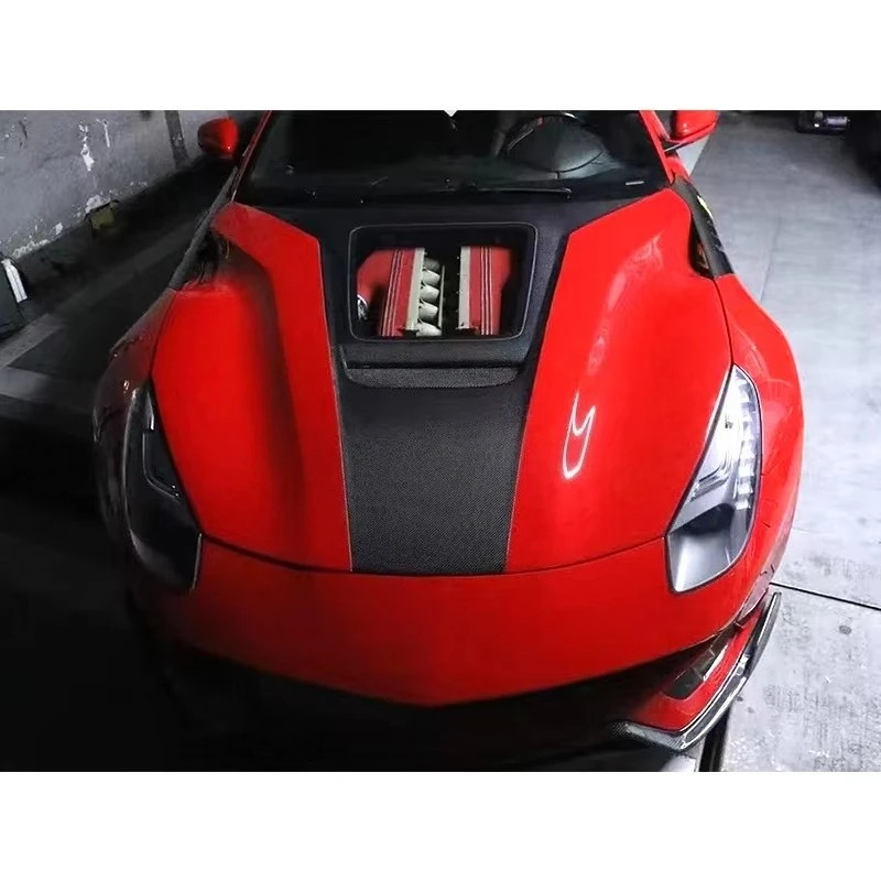 DMC Style Carbon Kits for F12 Exterior Accessories Side Skirt Diffuser Rear Spoiler Front Lip Carbon Fiber Glass Hood